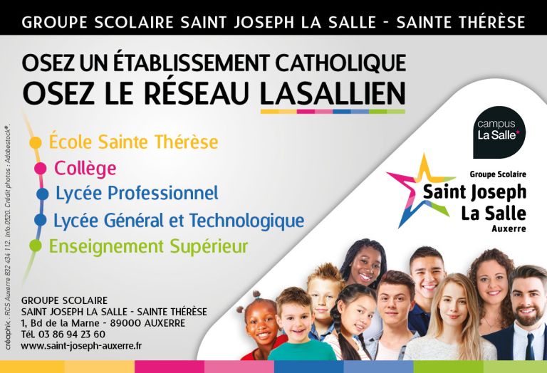 Slider actualités - Saint-Joseph Auxerre