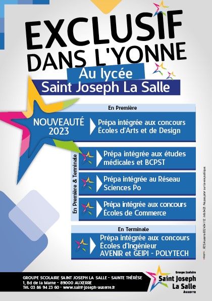 Slider actualités - Saint-Joseph Auxerre