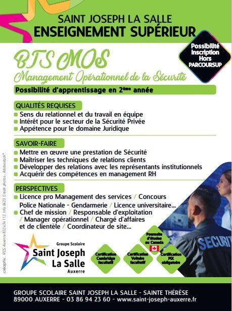 Slider actualités - Saint-Joseph Auxerre